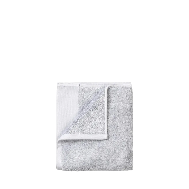 Blomus Riva Organic Terry Washcloths 12 X 12 Set Of 4 - Microchip Gray