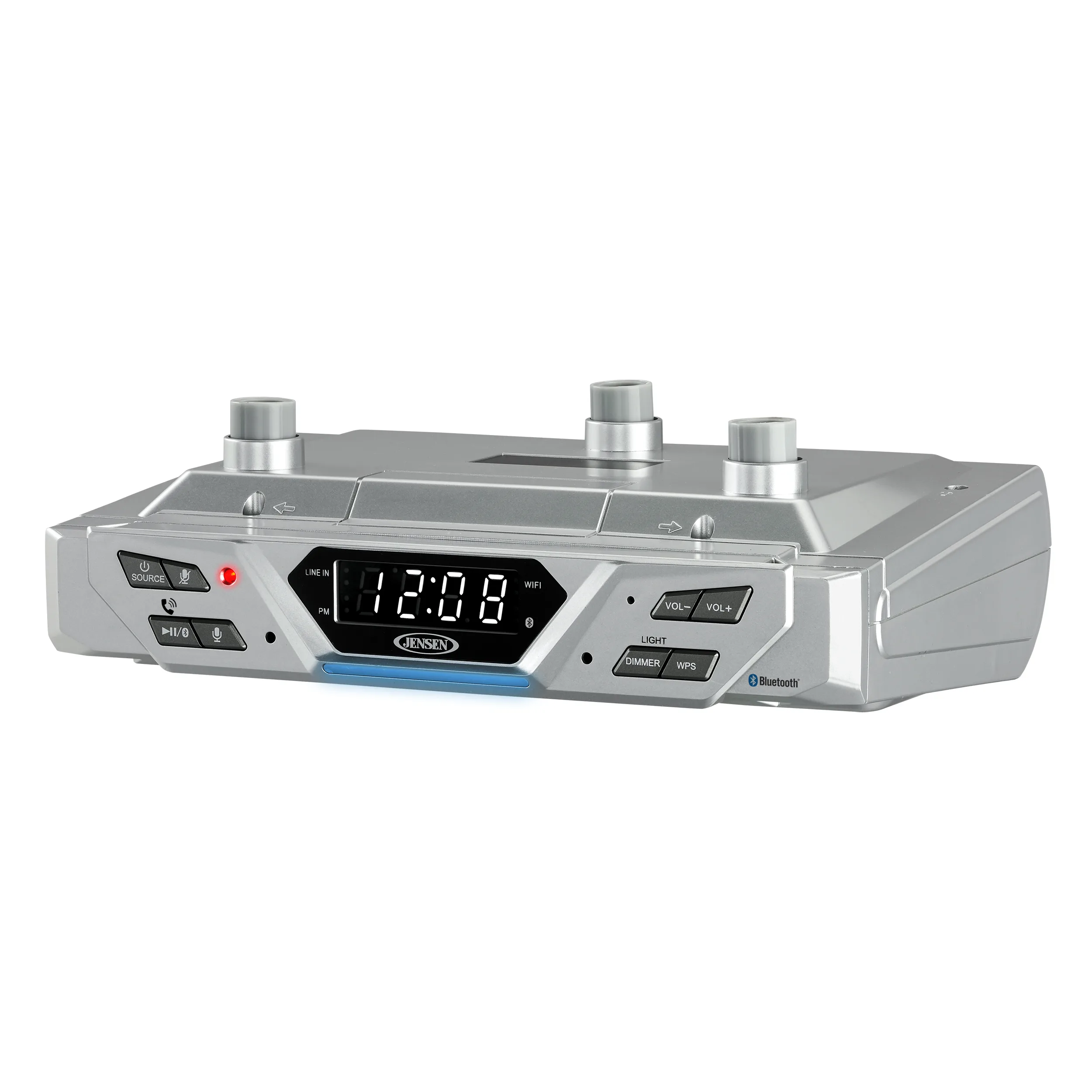 Jensen Audio Under Cabinet Bluetooth Music System w/Alexa Far-Field And Tap To Talk