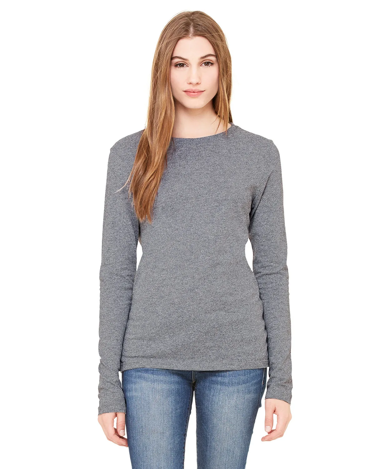BELLA+CANVAS Ladies' Jersey Long-Sleeve T-Shirt view 5