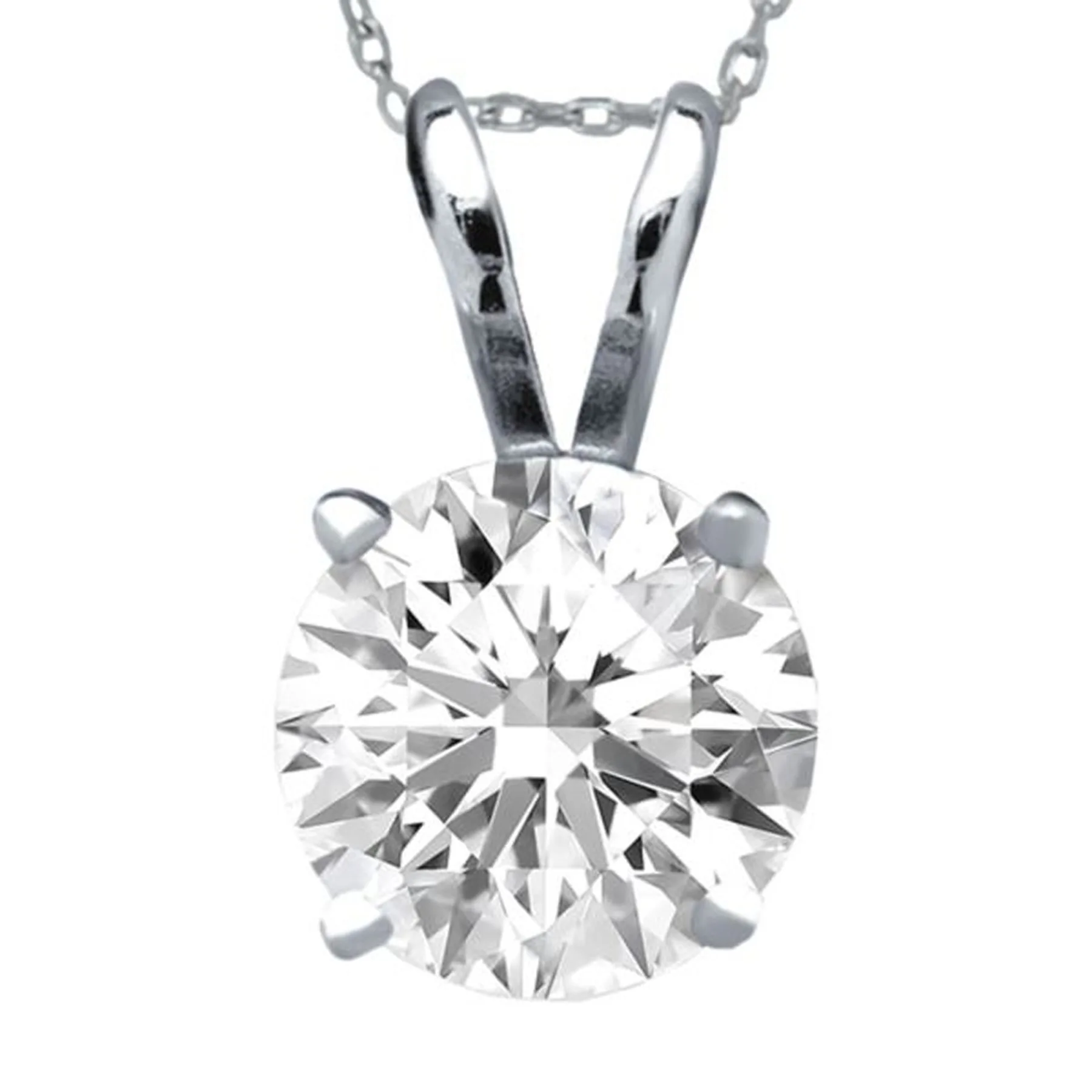 Antwerp Sterling Silver Cubic Zirconia Dream Necklace (2 CTTW)