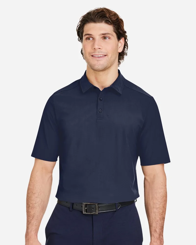 Devon and Jones® Men's CrownLux Performance® Windsor Welded Short Sleeve Polo Shirt view 2