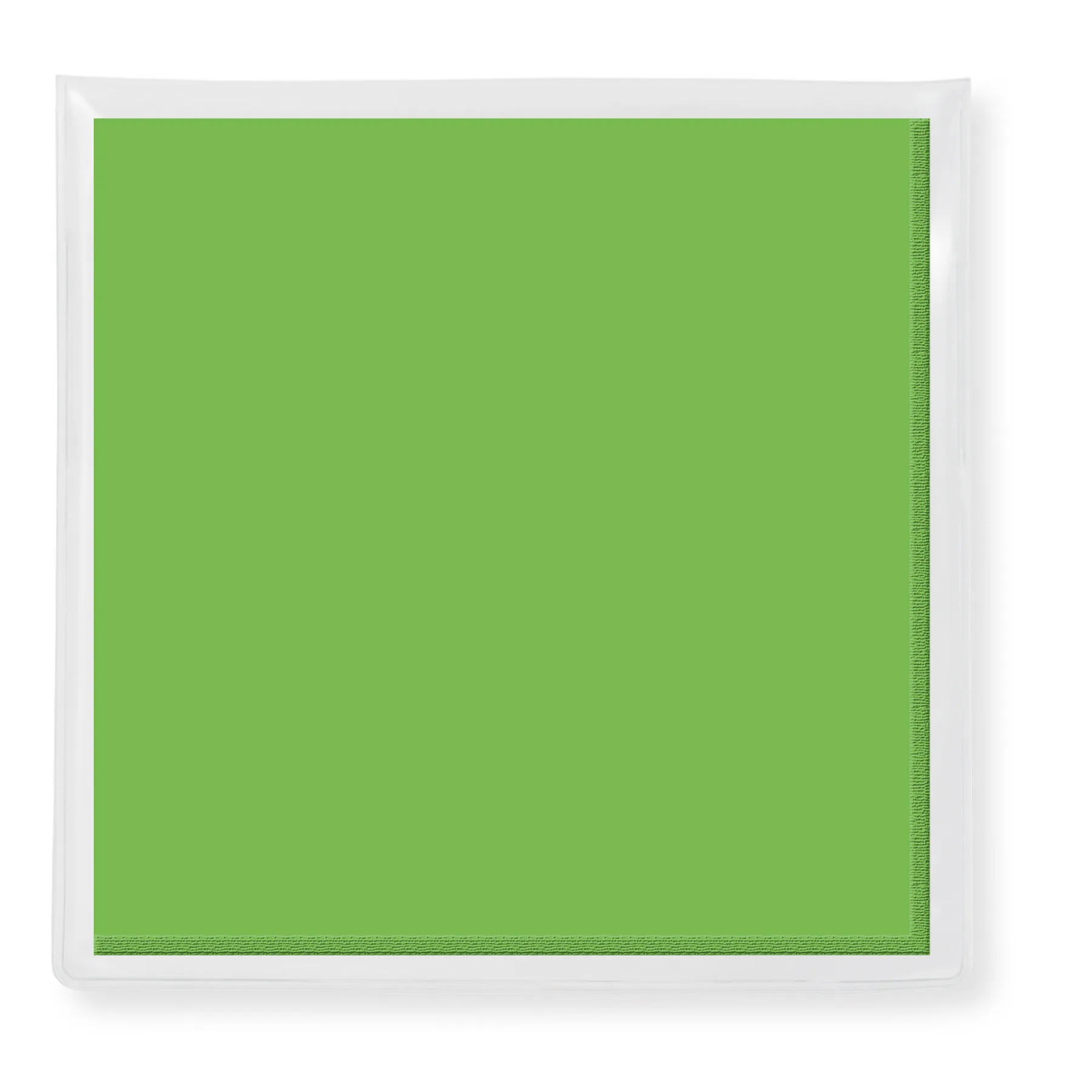 Premium 11" x 11" Spot Color Microfiber Cloth, in Clear Vinyl Pouch view 2