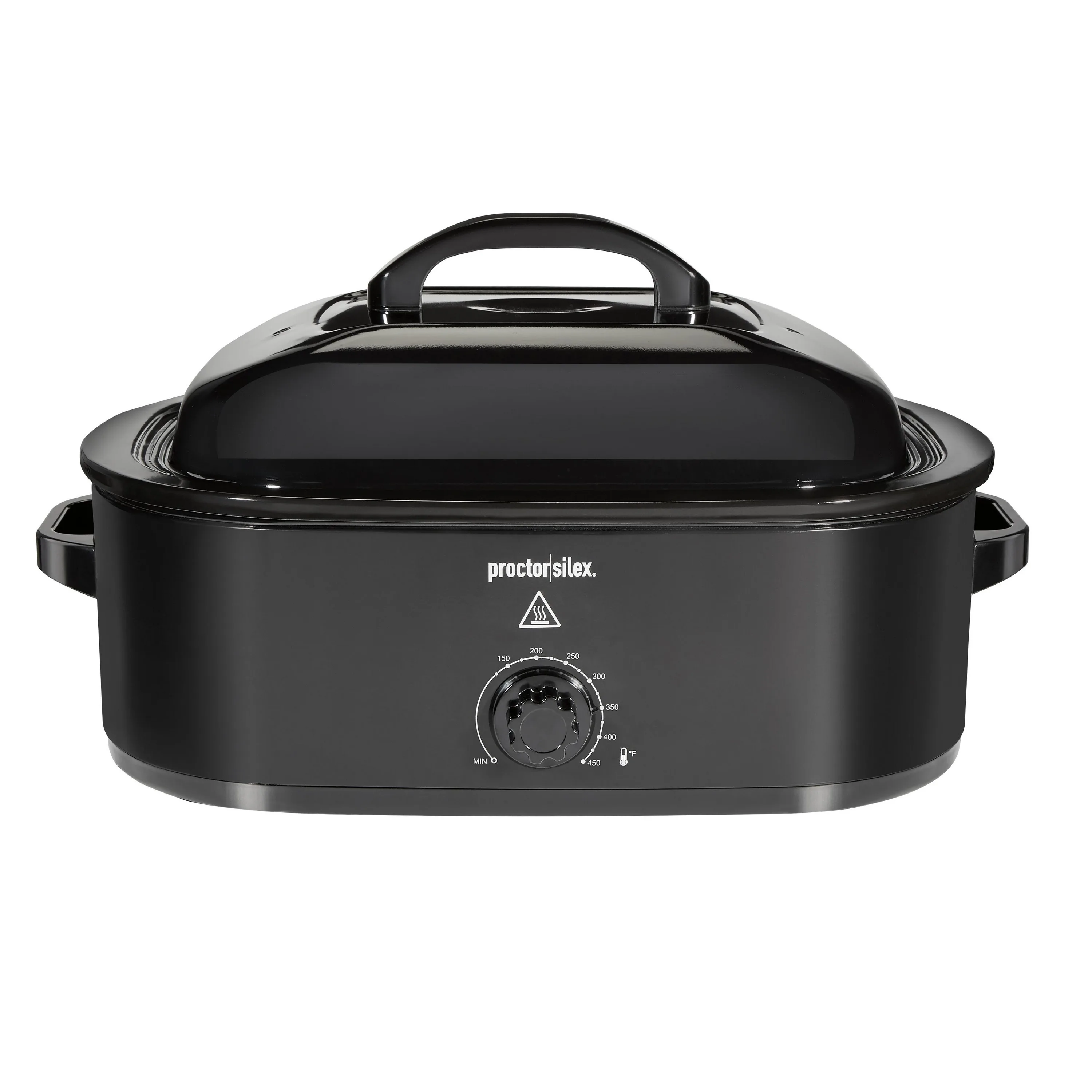 Proctor Silex Electric Roaster Oven w/Self-Basting Lid Black 18 Quarts