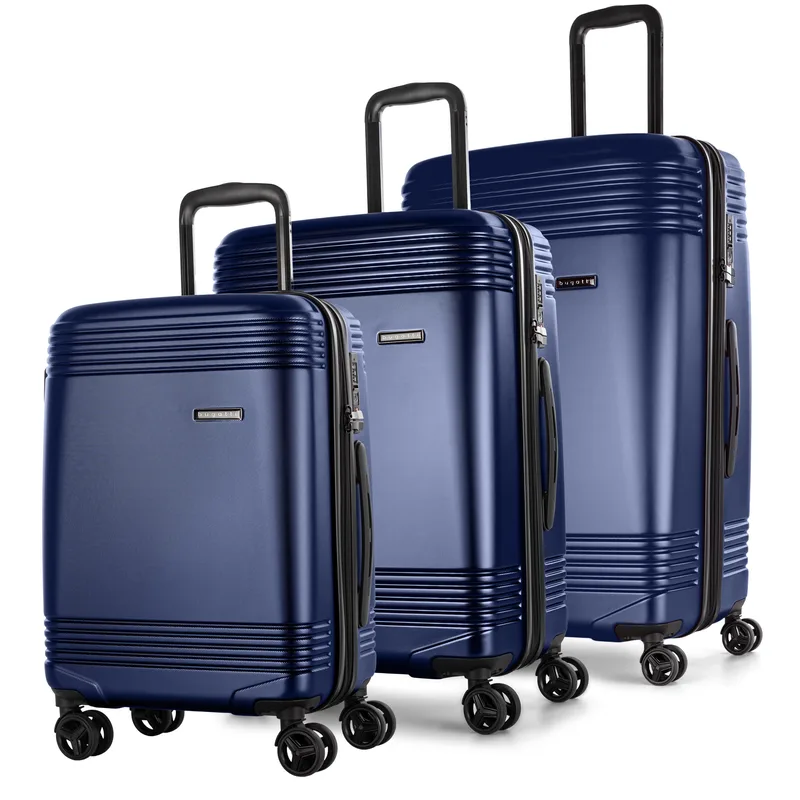 Bugatti Nashville- 3 Pcs Hard Luggage Set -Navy