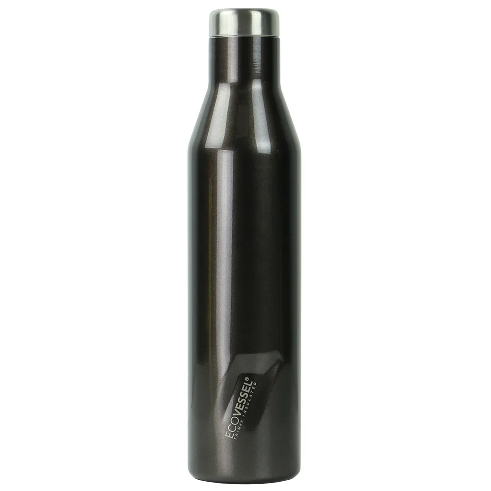 EcoVessel Aspen 25 Oz Insulated Ss Water Bottle - Gray Smoke
