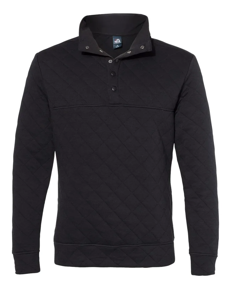 J. America® Men's Quilted Half-Snap Pullover