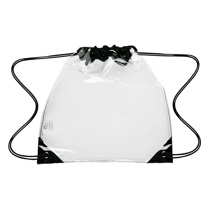 Touchdown Clear Eva Drawstring Backpack view 3