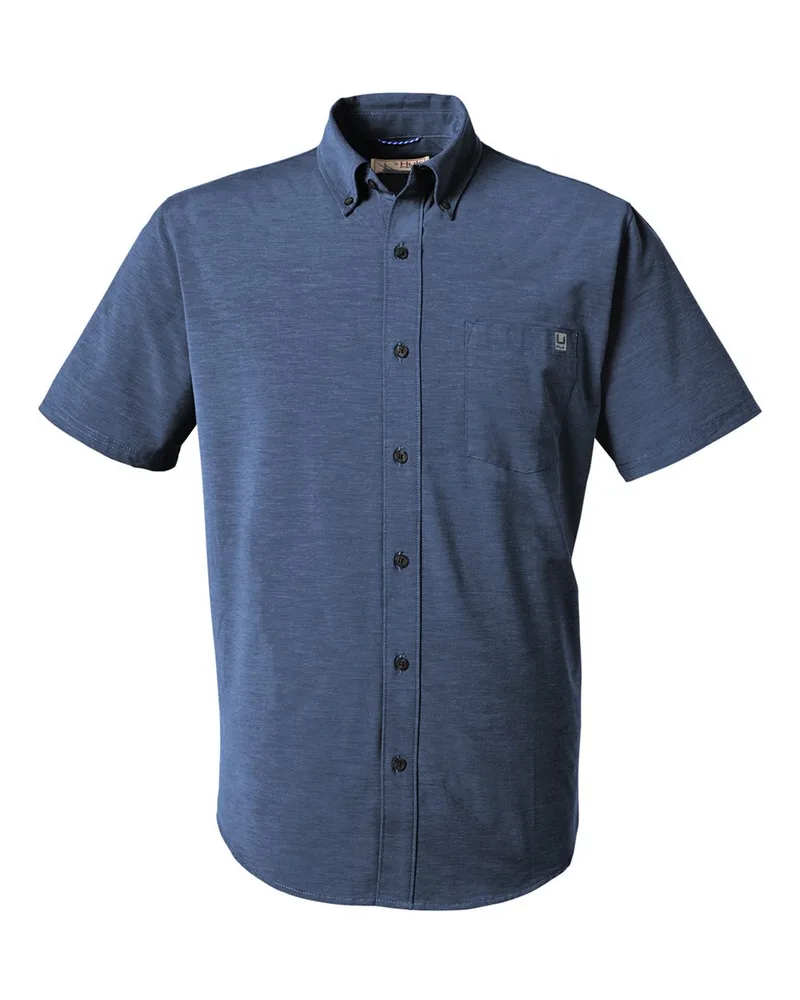 HUK® Men's Kona Solid Short Sleeve Shirt view 7