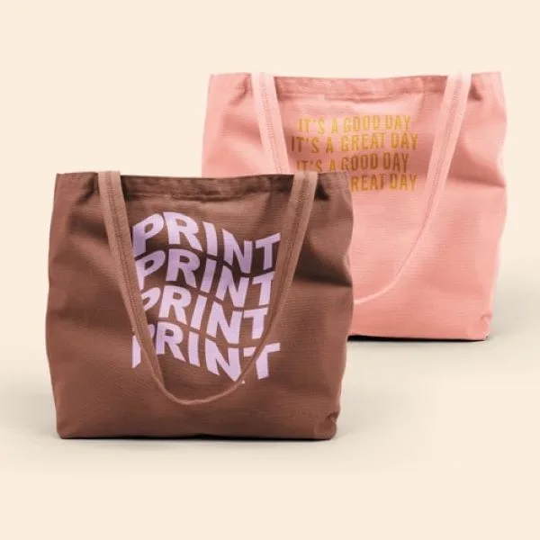 Continued Daily Grind Super Size Colored Canvas/Denim Tote view 2