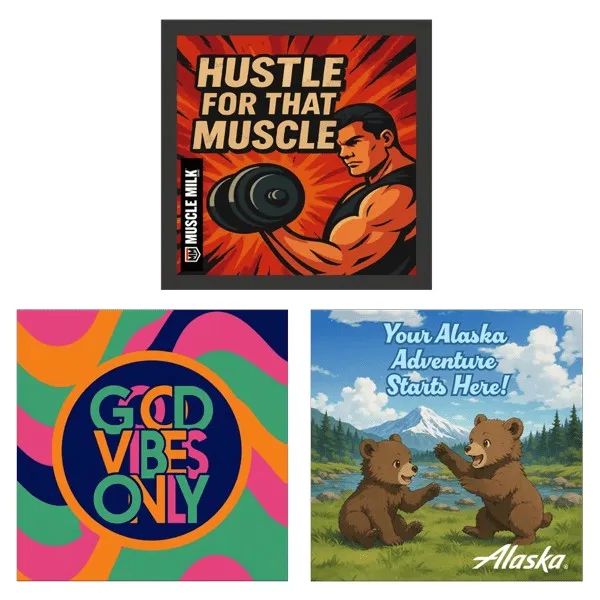 Tag Buddy 4" x 4" Square All-Purpose Sticker