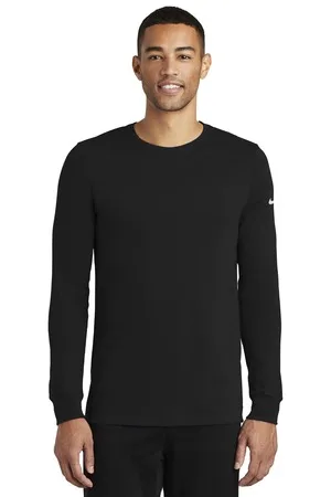 Nike Dri-FIT Cotton/Poly Long Sleeve Tee. view 2