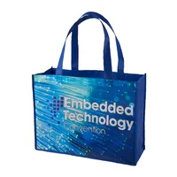 Sublimated Non-Woven Shopping Tote — Red