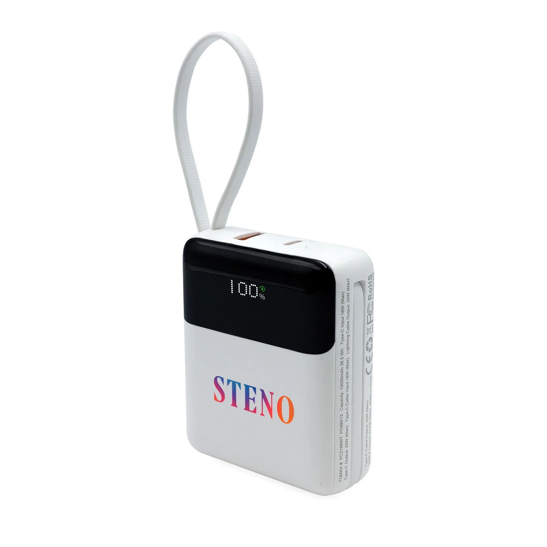 Epitome, Portable 10,000 mAh Mini Fast charging power bank view 4