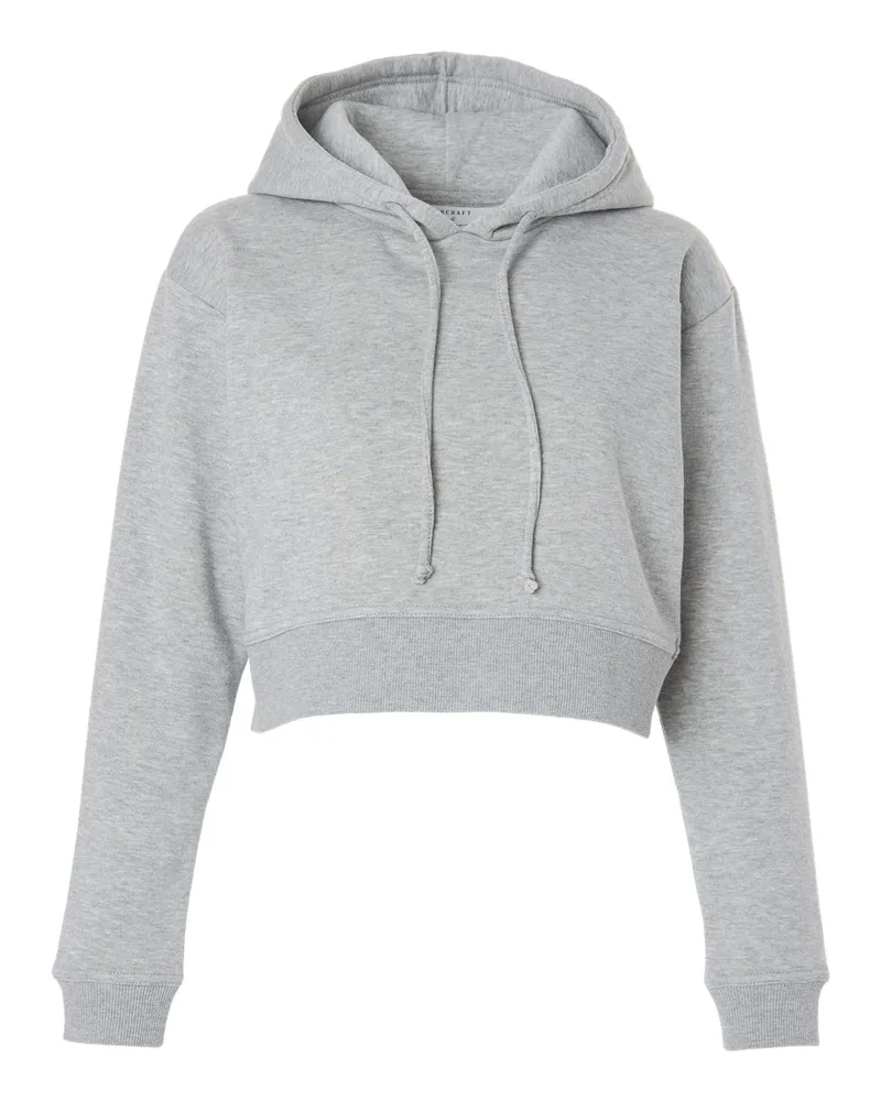 BOXERCRAFT Women's Cropped Fleece Hooded Sweatshirt view 3