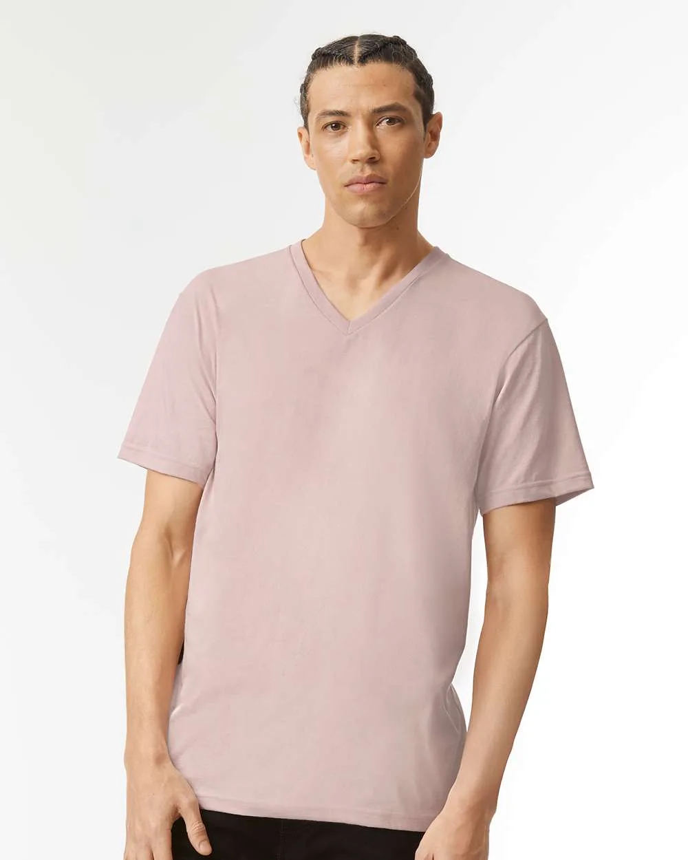 American Apparel® Unisex CVC V-Neck Tee view 7