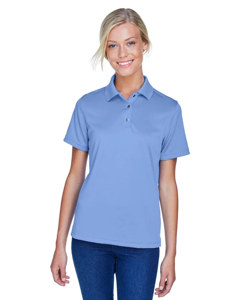 Harriton Women's Advantage Snag Protection Plus IL Snap Placket Polo Shirt view 4