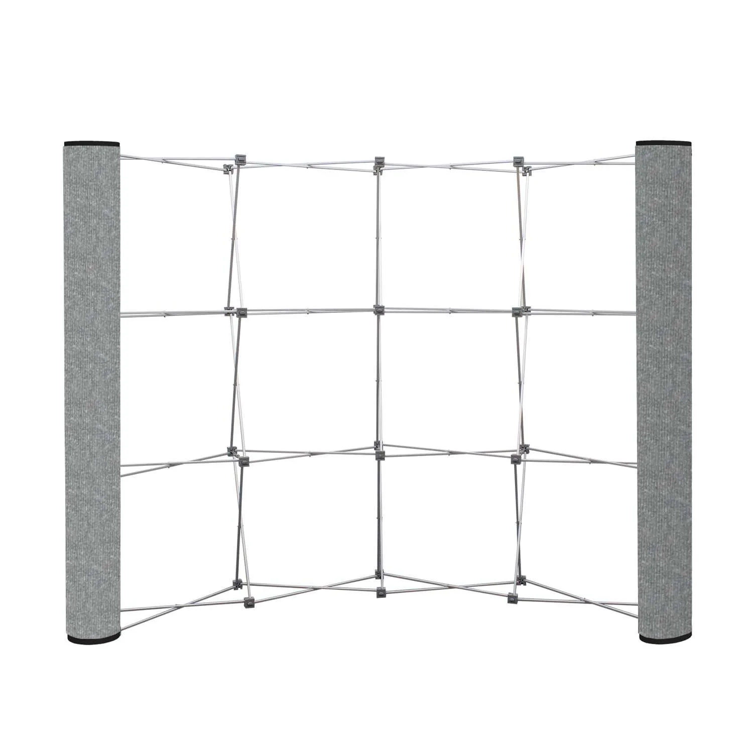 Curved Show 'N Rise Floor Display End Panel (Fabric) view 4