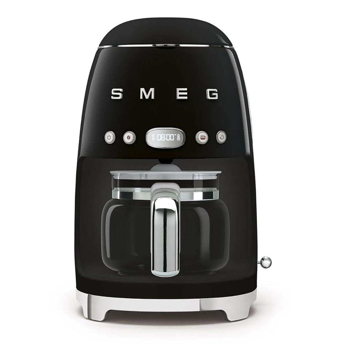 Smeg 50's Retro-Style 10 Cup Drip Filter Black Coffee Machine
