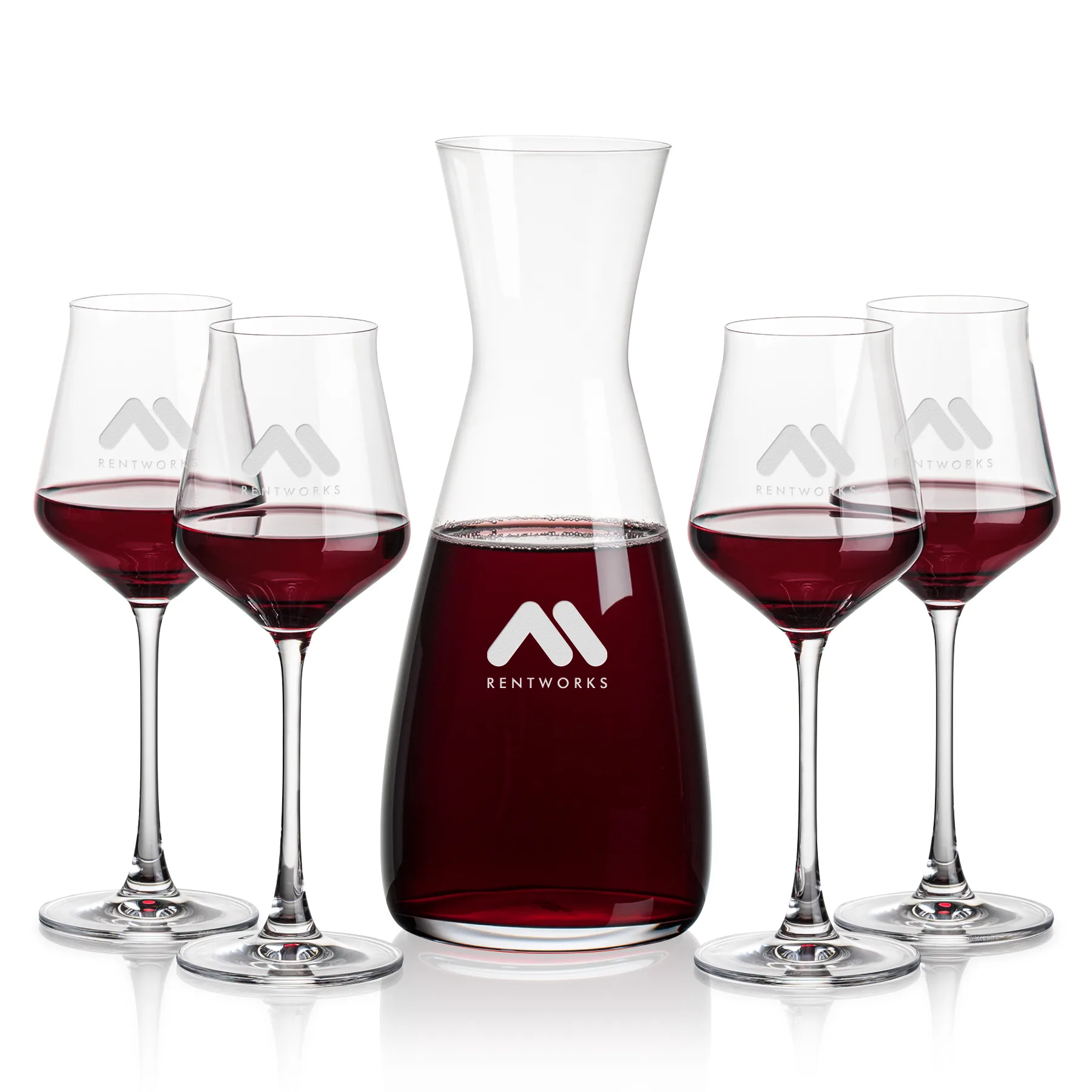 Carafe Stemmed Set, Bretton Set , Carafe & 4 Wine