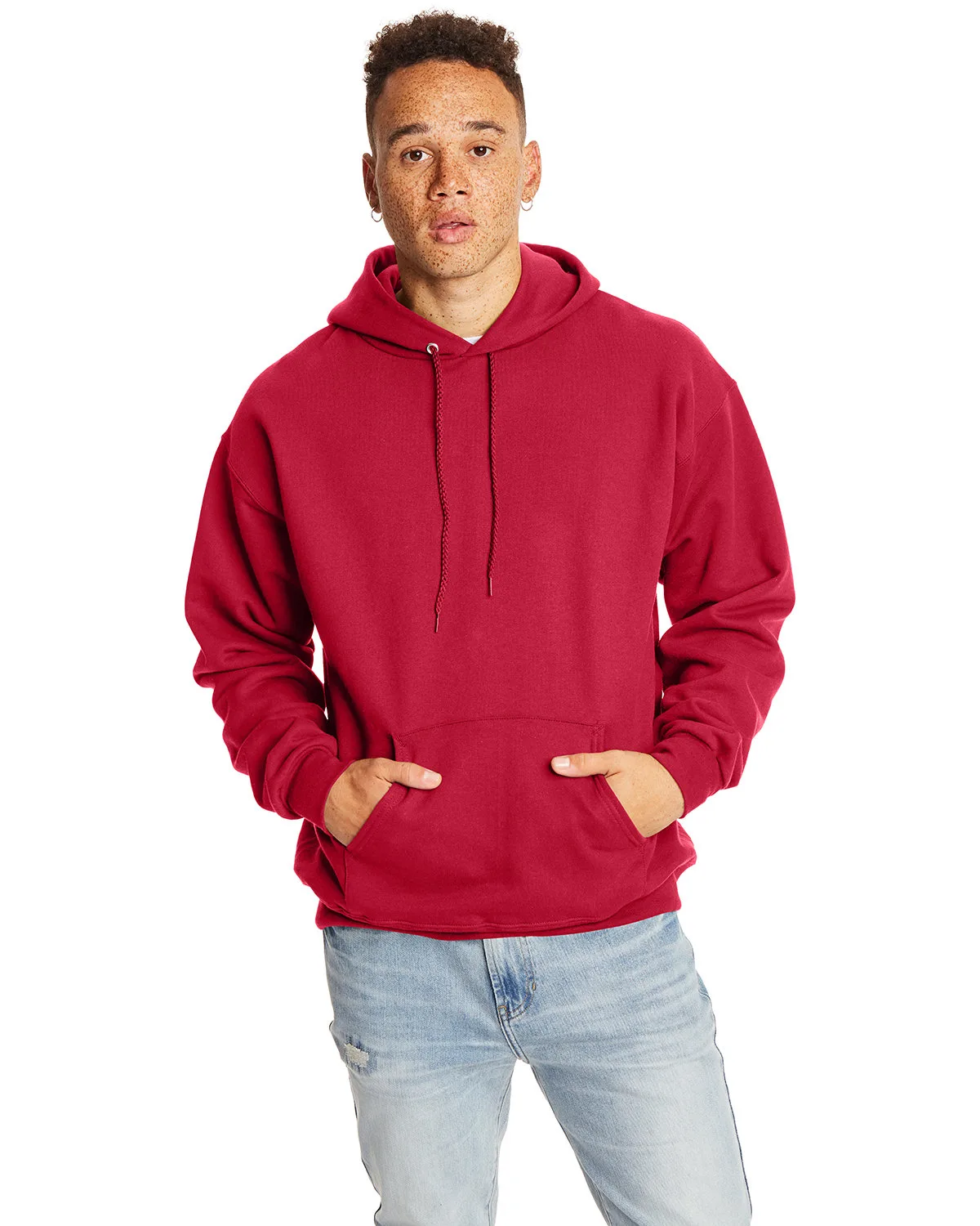 Hanes Printables Adult Ultimate Cotton® Pullover Hooded Sweatshirt view 6