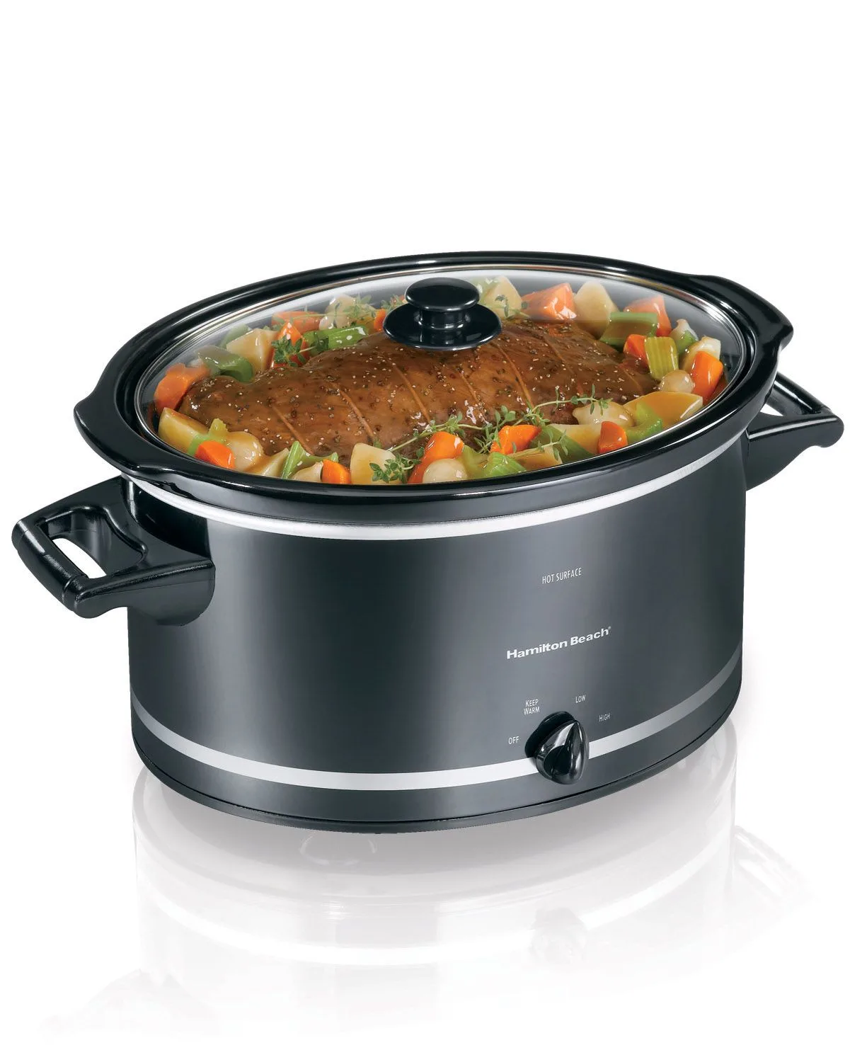 Hamilton Beach® Black 8 Qt. Slow Cooker