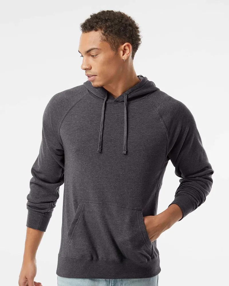 Independent Trading Co.® Unisex Special Blend Raglan Hooded Sweatshirt view 2