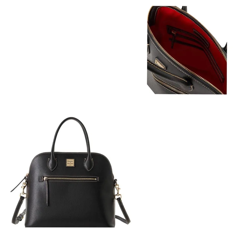 Dooney & Bourke Saffiano Large Domed Satchel