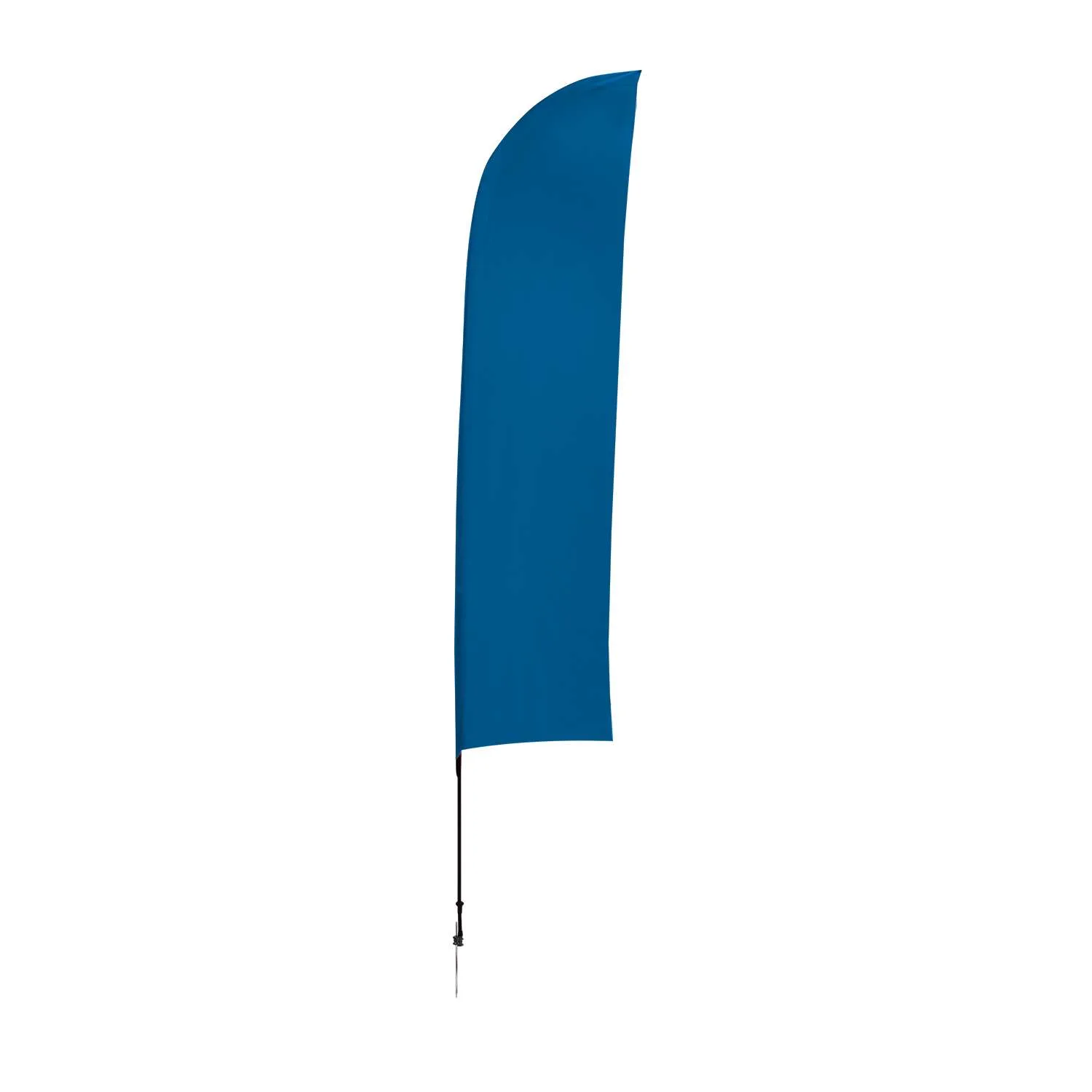 10.5' Solid-Color Blade Sail Sign Flag, 1-Sided, Scissor view 6