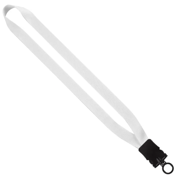 3/4" rPET Dye-Sublimated Waffle Weave Lanyard with Plastic Snap-Buckle Release view 3