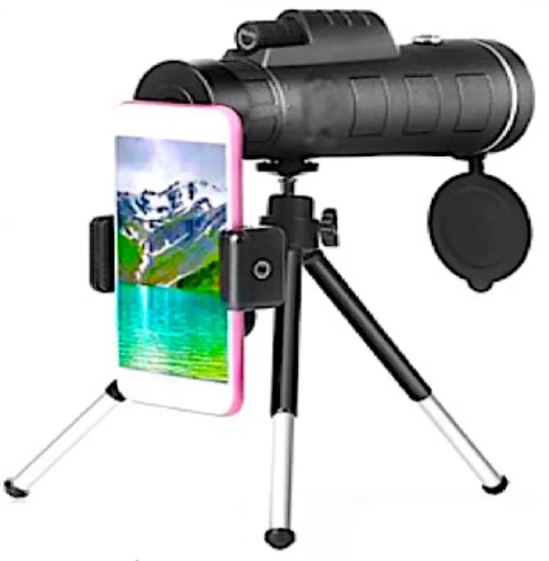 Imaging & Optics Vivitar 10X40 Monocular Kit With Phone Adapter & Tripod