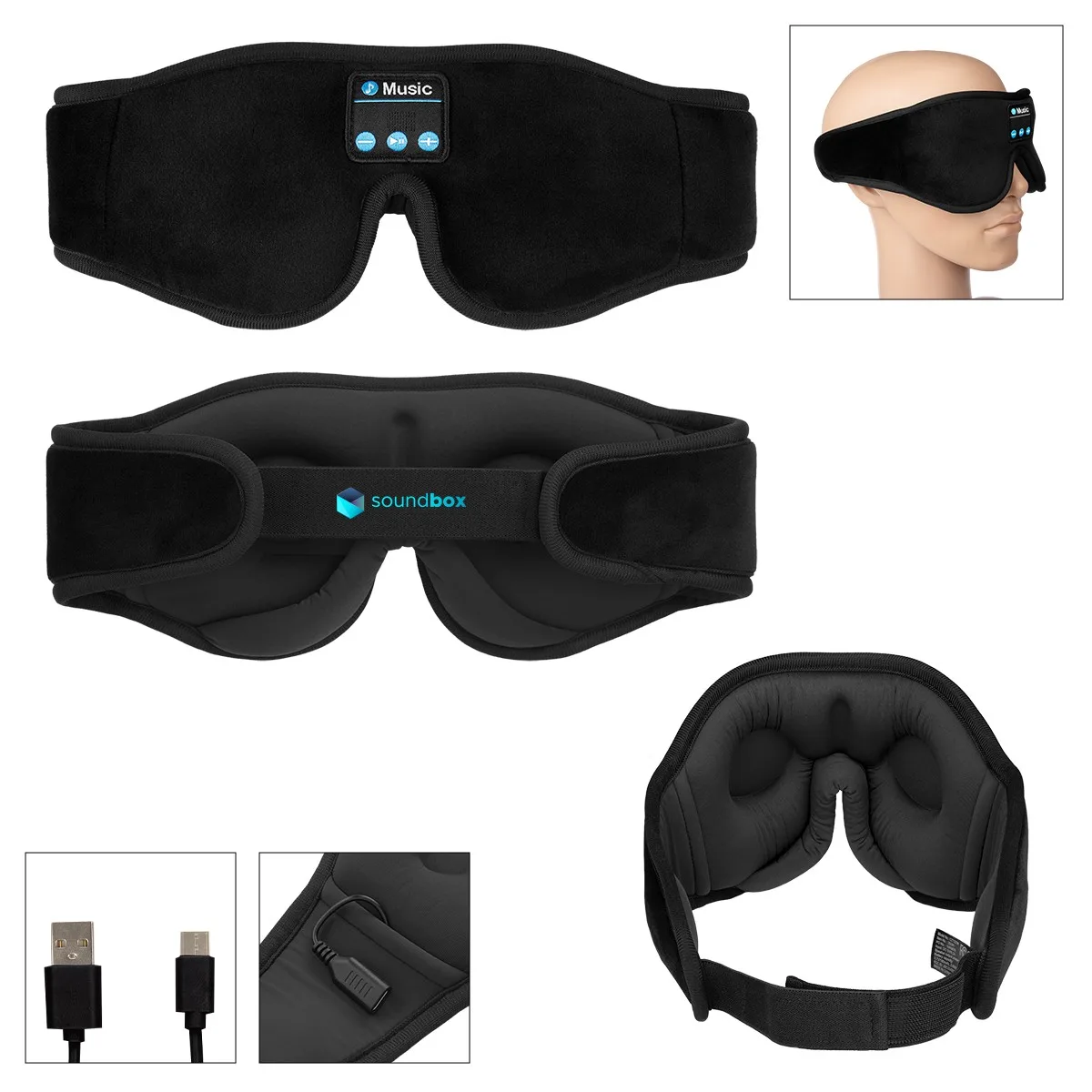 Lullaby Sleep Mask With Wireless Speakers view 2