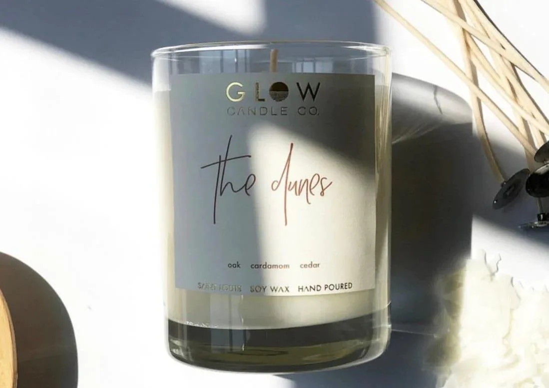 Glow Candle Company 14Oz The Dunes Soy Candle