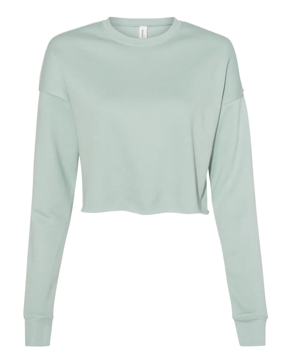 Bella + Canvas Women's Cropped Crew Fleece Shirt view 4