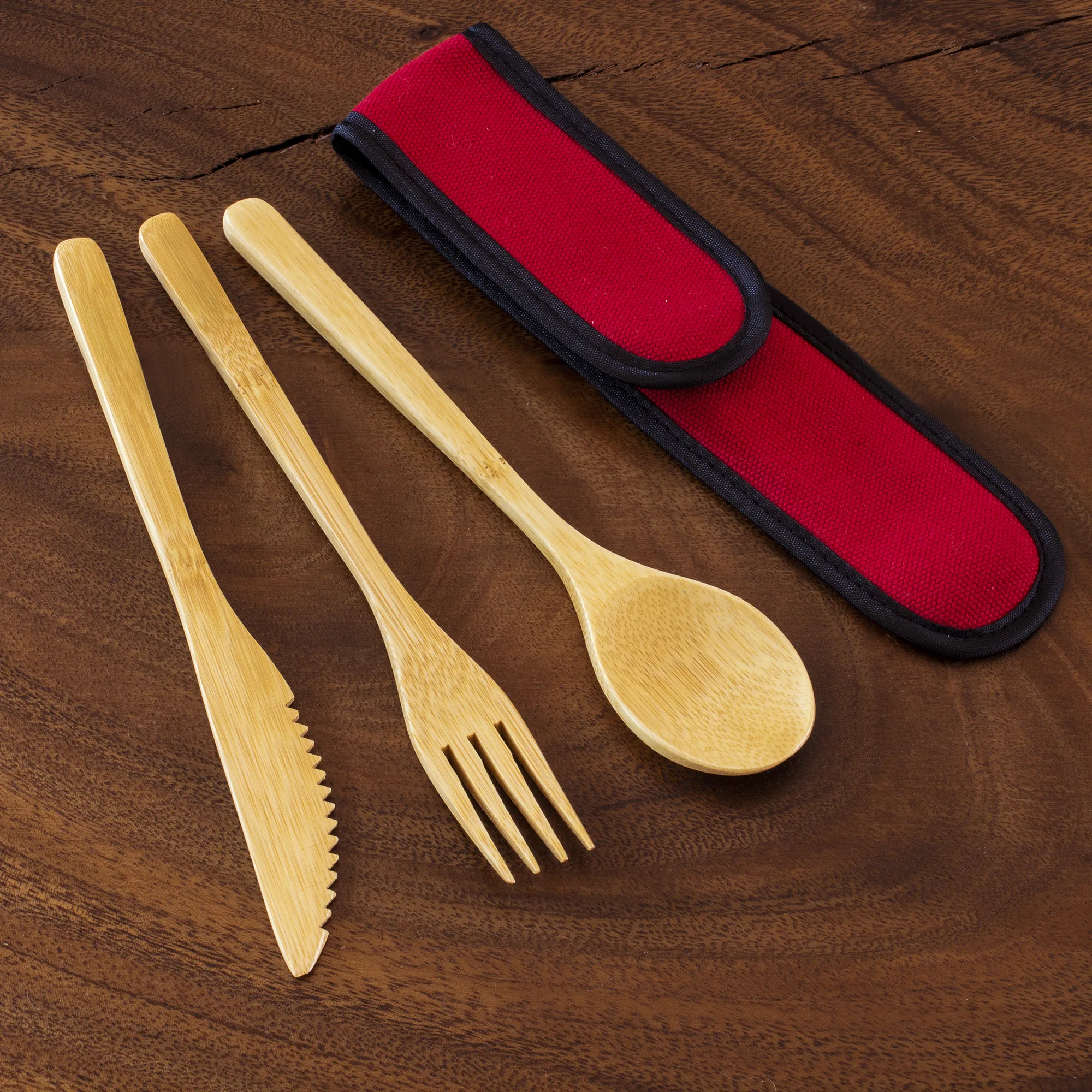 Bamboo Brown/Red/Black