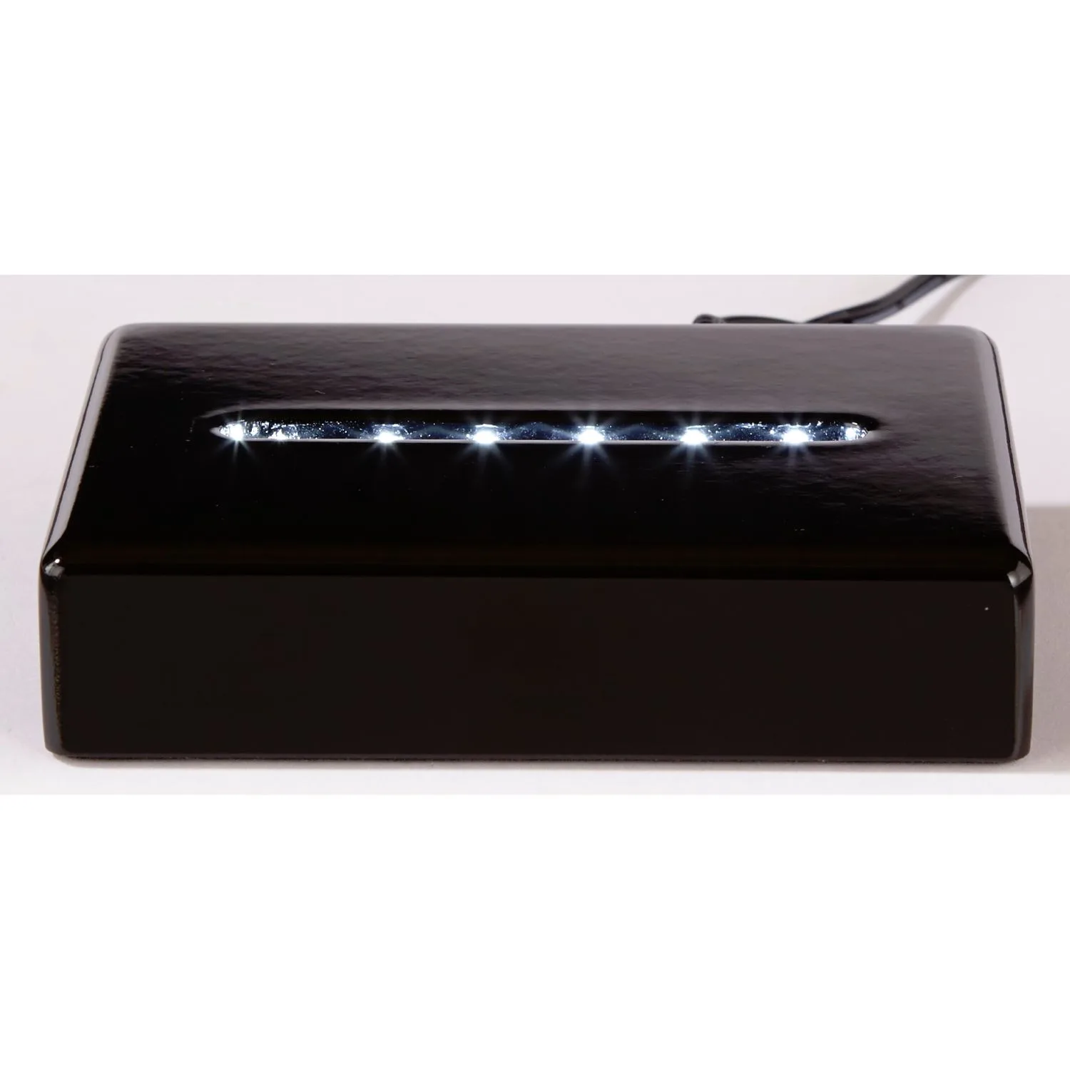Deluxe Black Rectangle Lighted Base view 3