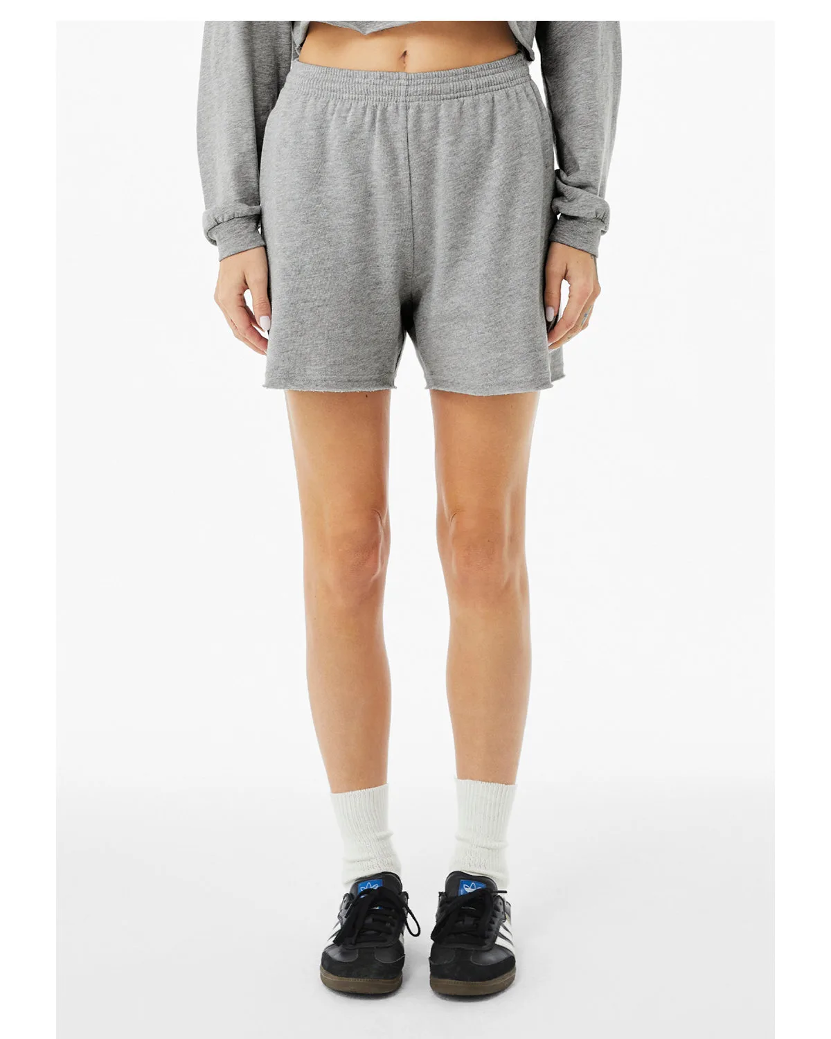 Bella+Canvas® Women's Cutoff Fleece Shorts