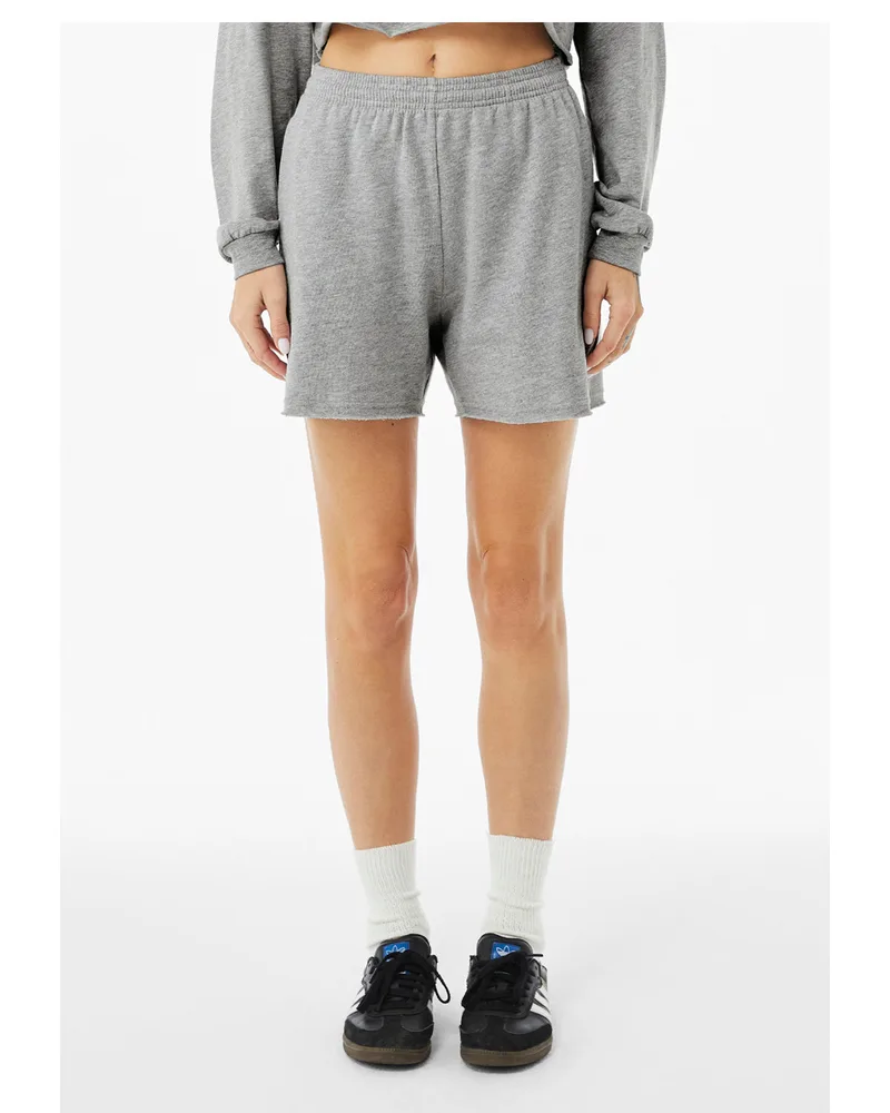 Bella+Canvas® Women's Cutoff Fleece Shorts