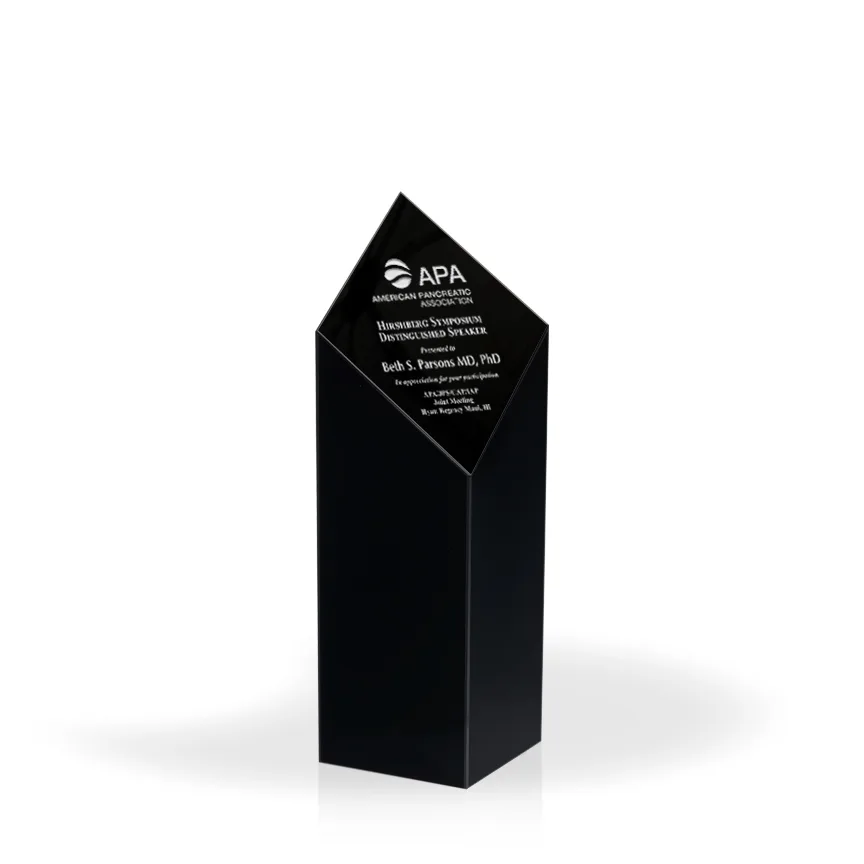 Rio Black Diamond Crystal Award, Large