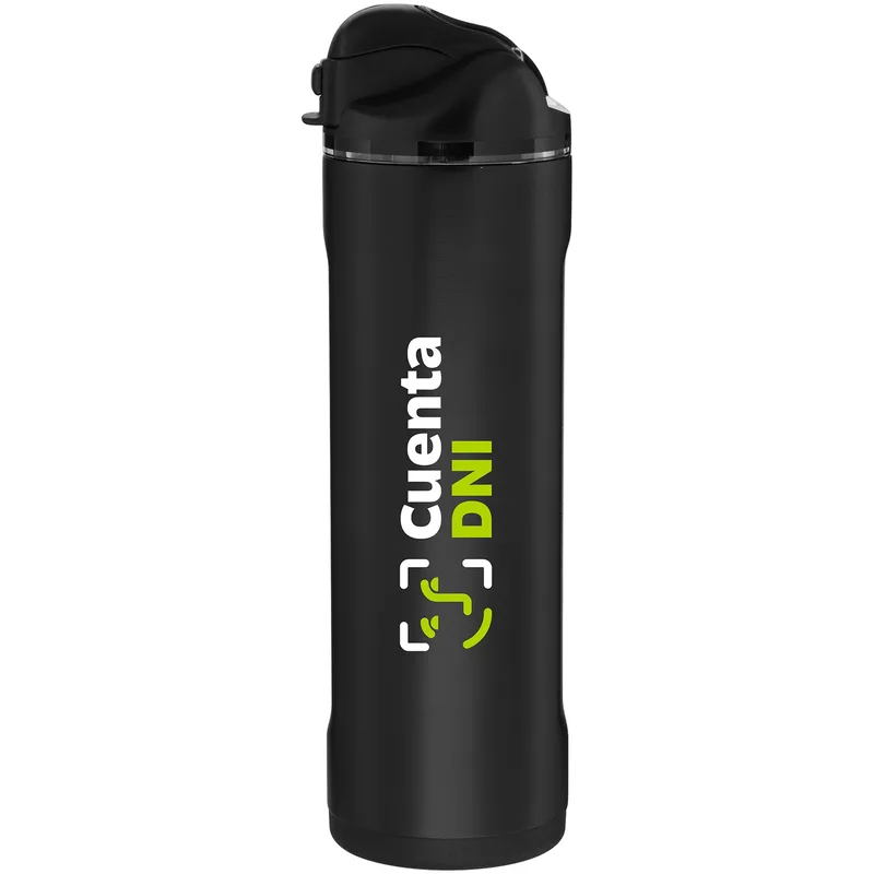 24 oz Hydrojug Ease2o Stainless Steel Water Bottle (Black)