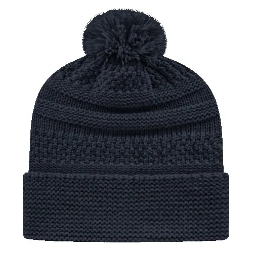 Cable Knit Cap with Cuff view 3