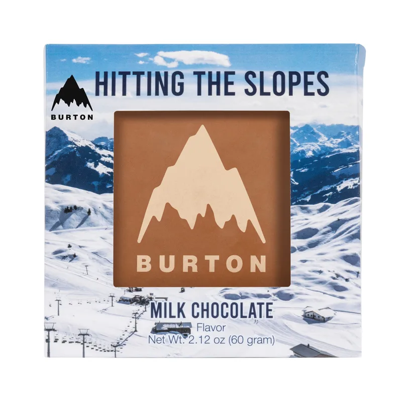 Square Etched Milk Chocolate Bar- Window Box