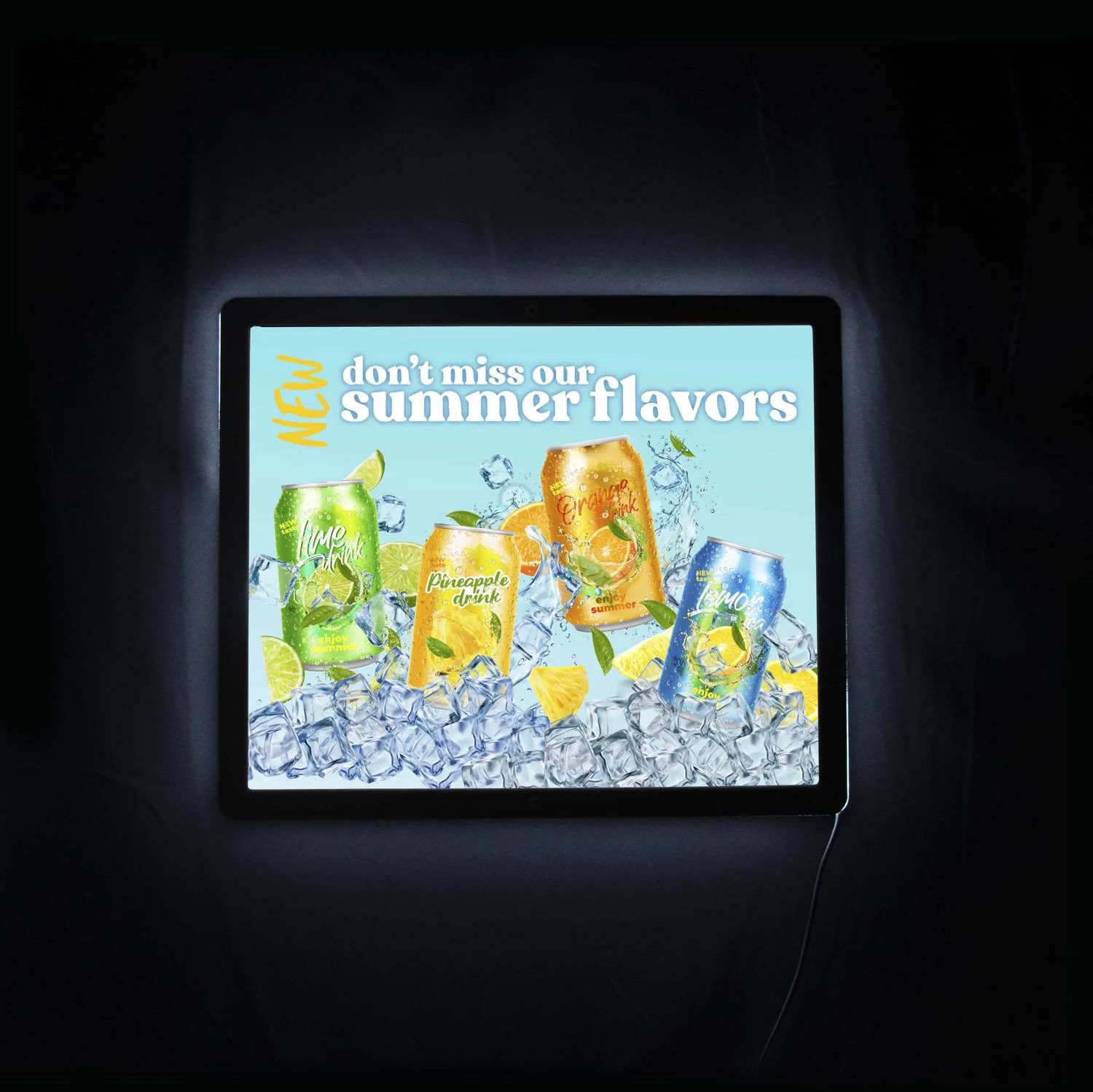 18"W x 15"H Luxe Glo Sign