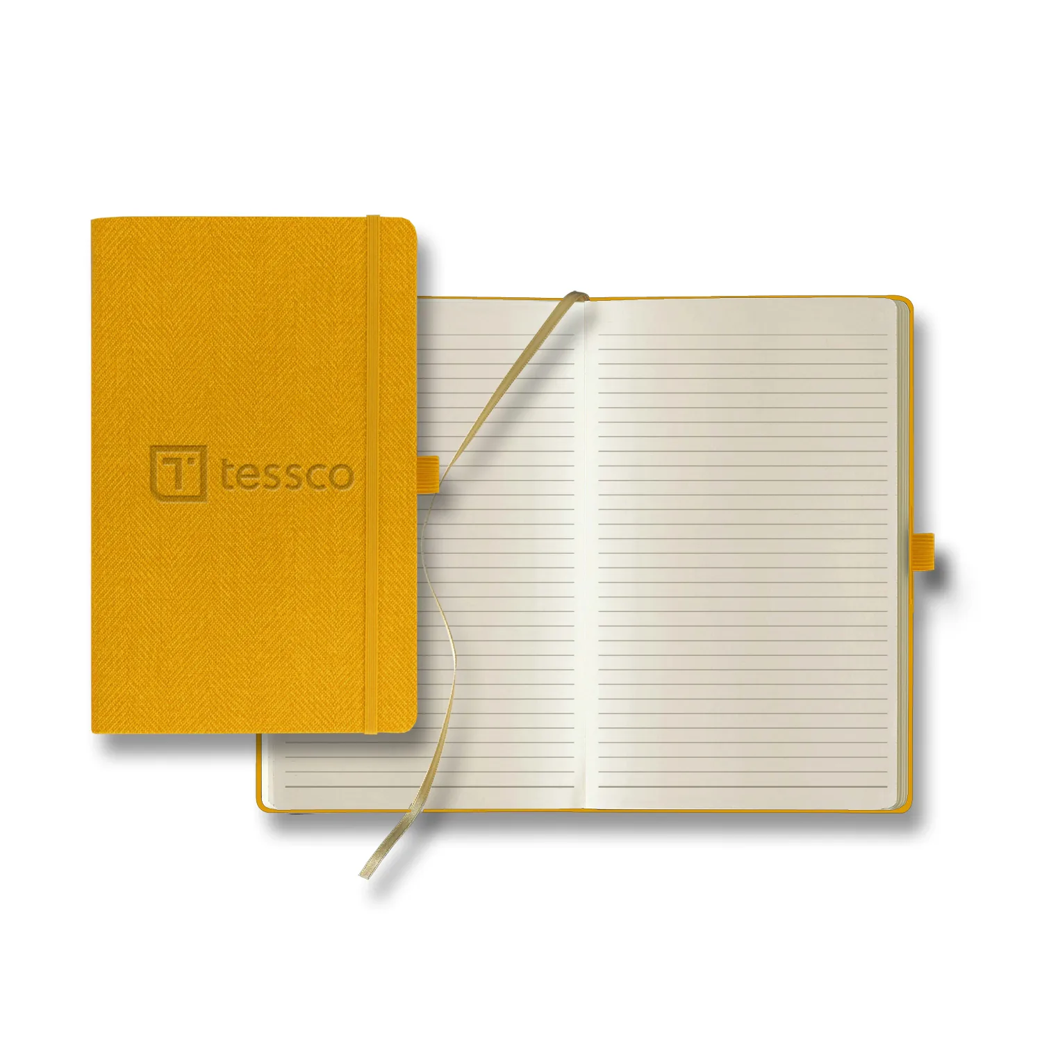 Castelli Montana Medio Lined Ivory Page Journal view 6