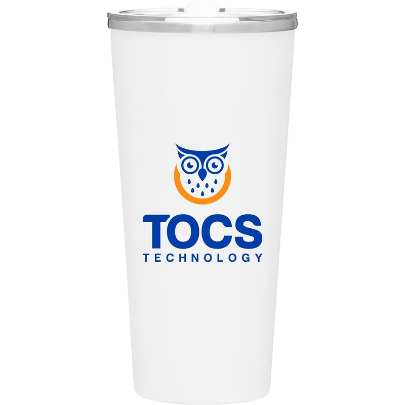 16.9 oz Cooper Travel Tumbler (Matte White)