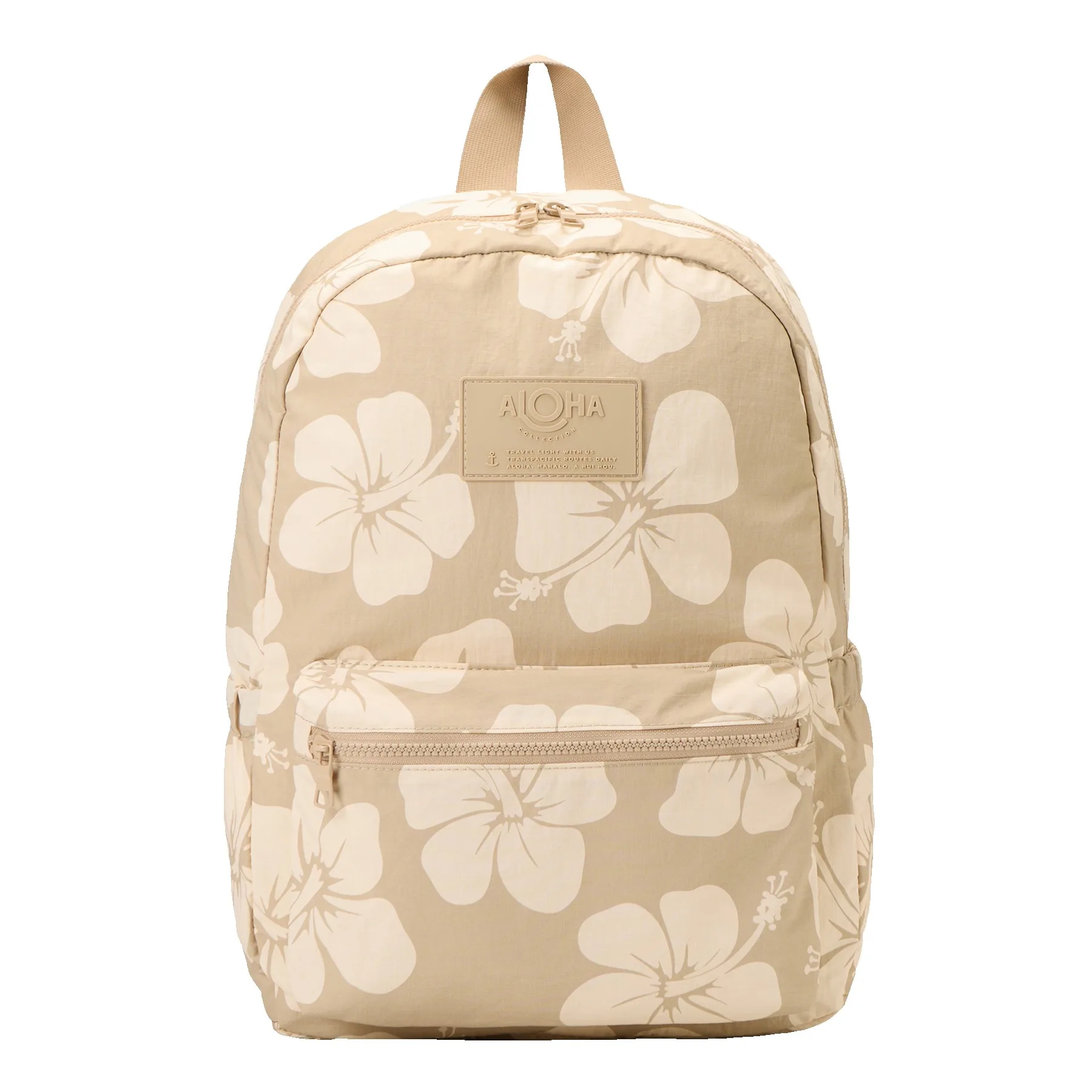 ALOHA Collection Keep it Light Hana Hou Backpack - Creme/Dune