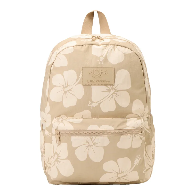 ALOHA Collection Keep it Light Hana Hou Backpack - Creme/Dune