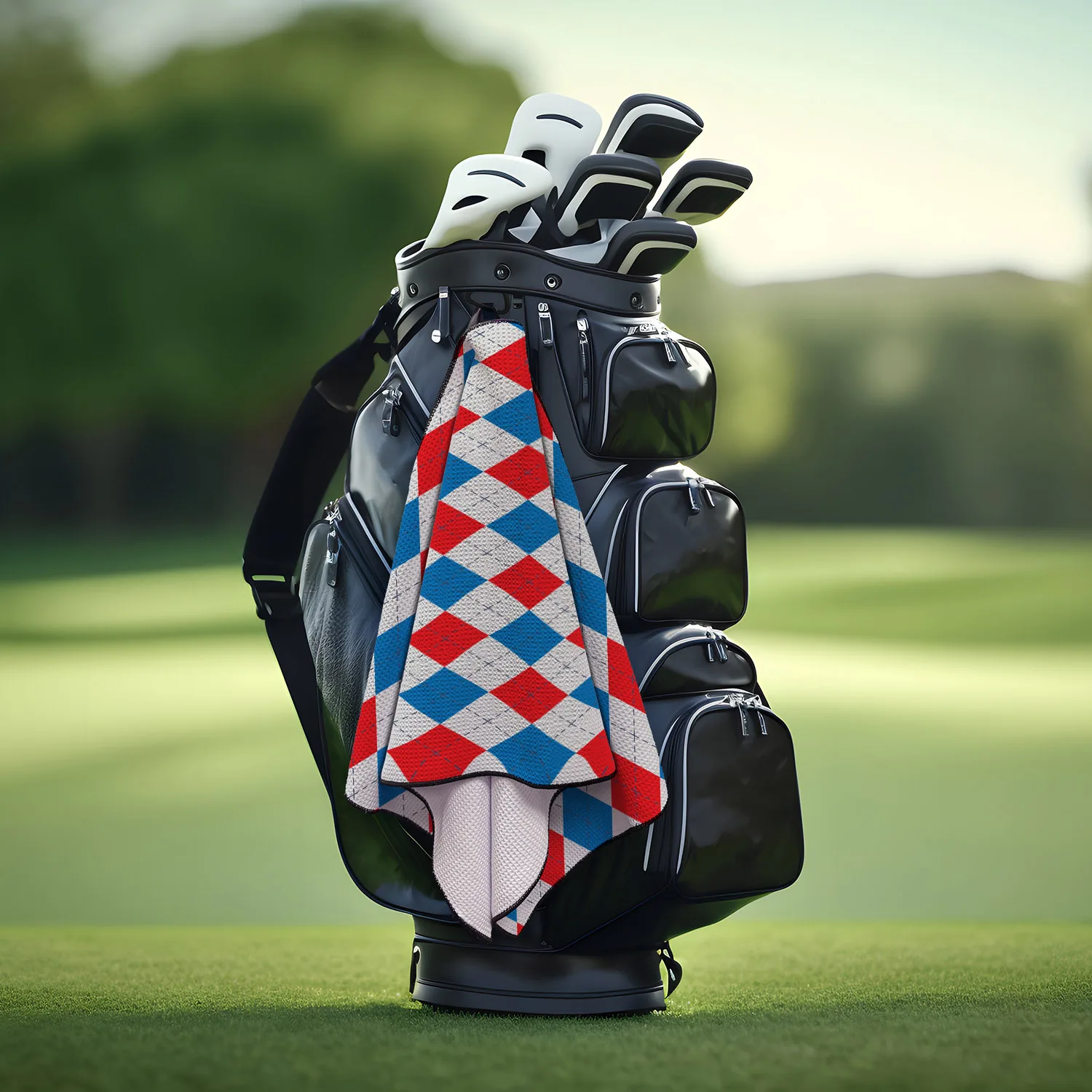 EPICOLOR Waffle Golf Towel (17"x40") view 3