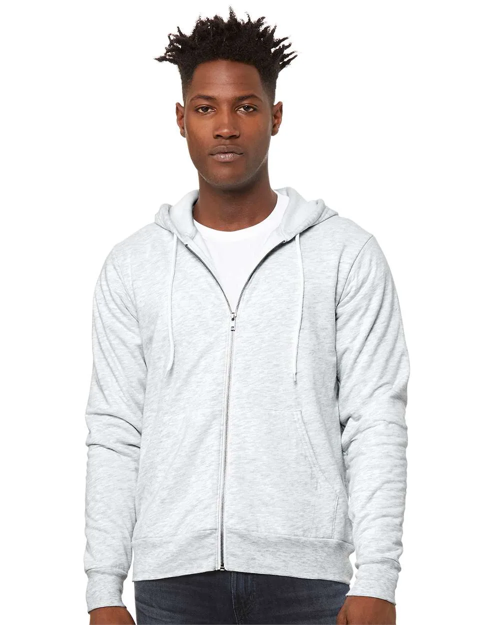 Bella+Canvas® Unisex Sponge Fleece Full-Zip Hoodie Sweatshirt