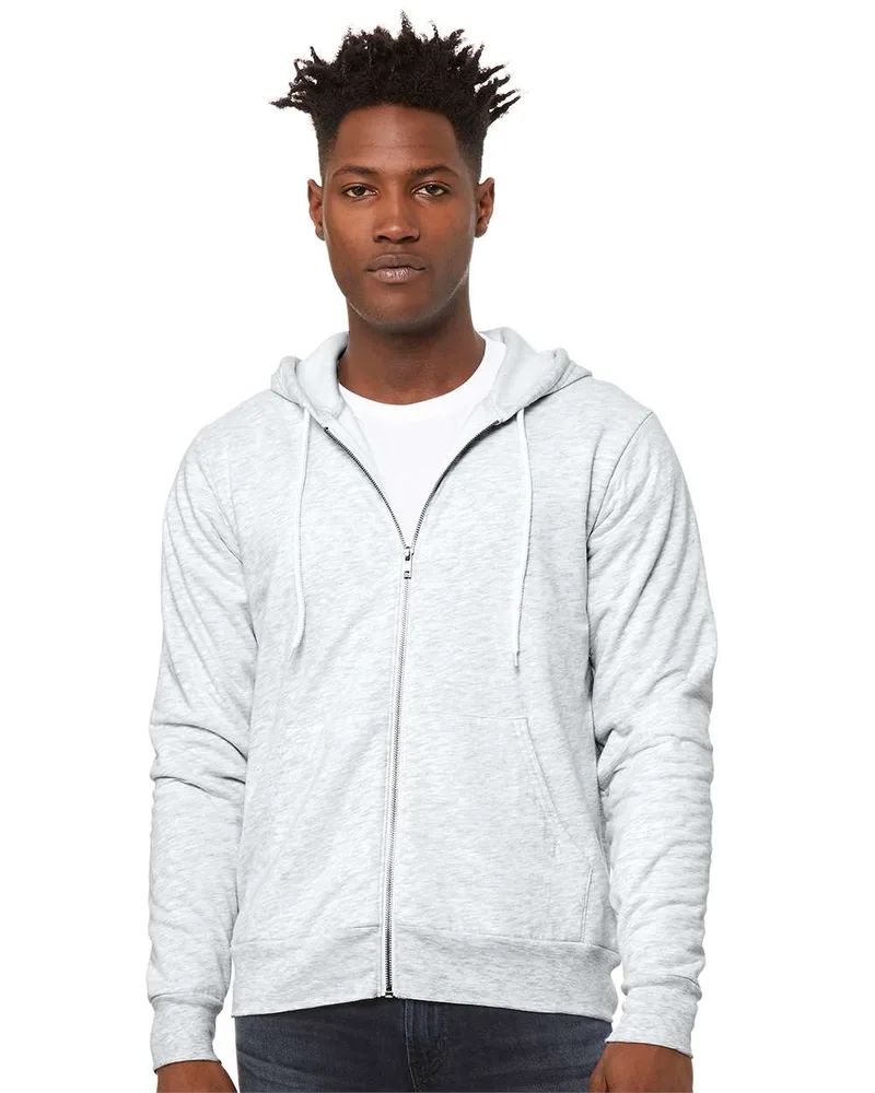 Bella+Canvas® Unisex Sponge Fleece Full-Zip Hoodie Sweatshirt