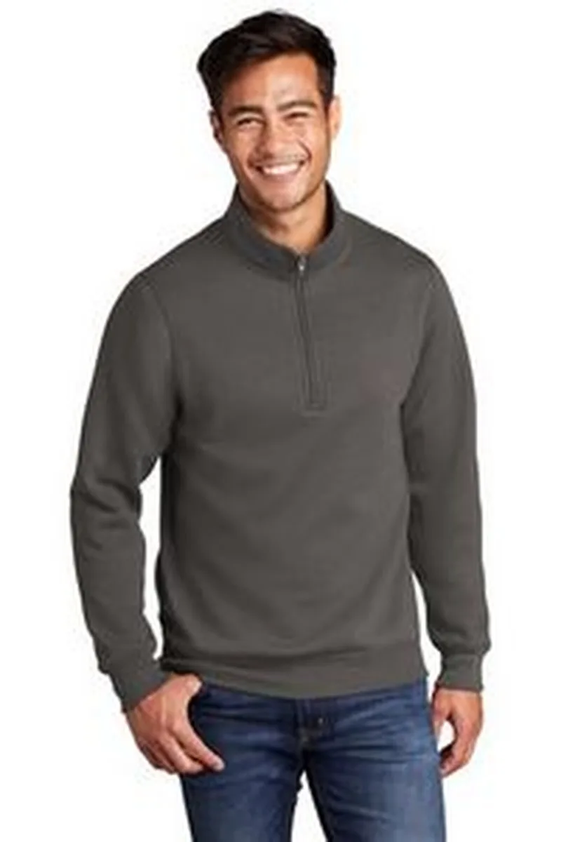 Port & Co™ Core Fleece 1/4-Zip Pullover Sweatshirt